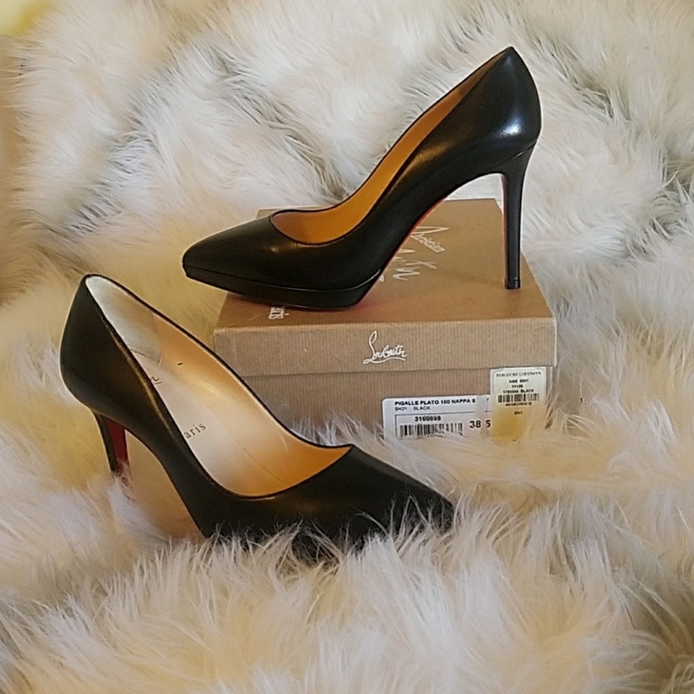 Authentic Christian Louboutin 100 Pigalle 38.5